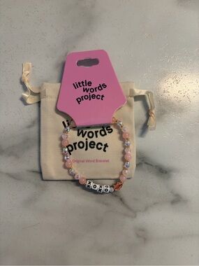 Little Words Project Beaded 'XOXO' Bracelet NEW WITH TAGS